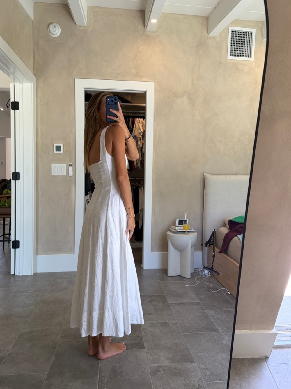 DISSH White Sleeveless Square-Neck Maxi Dress - Picture 4 of 6